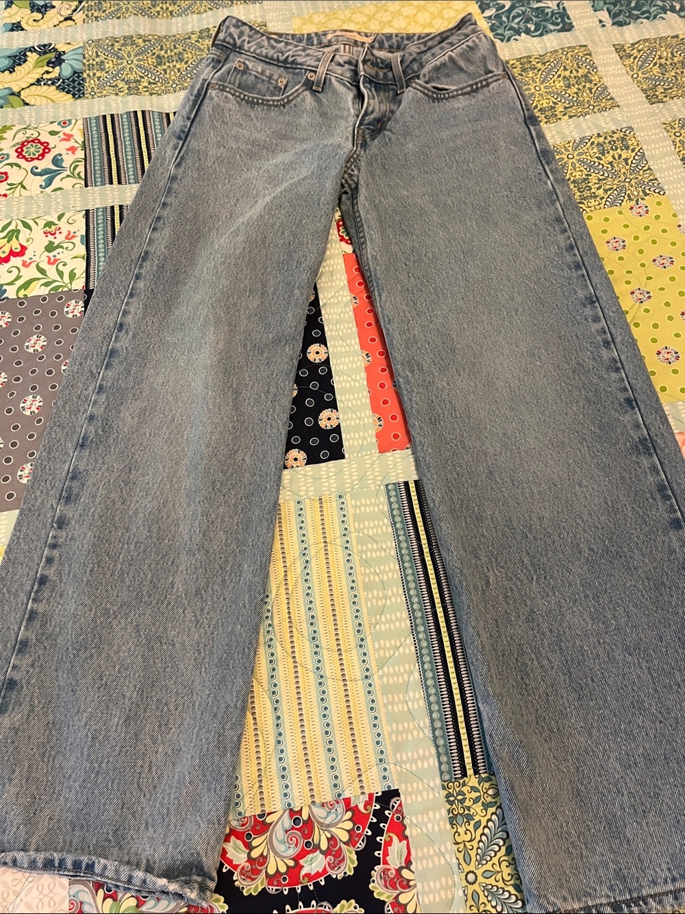 Levi's Light Blue Flared Jeans